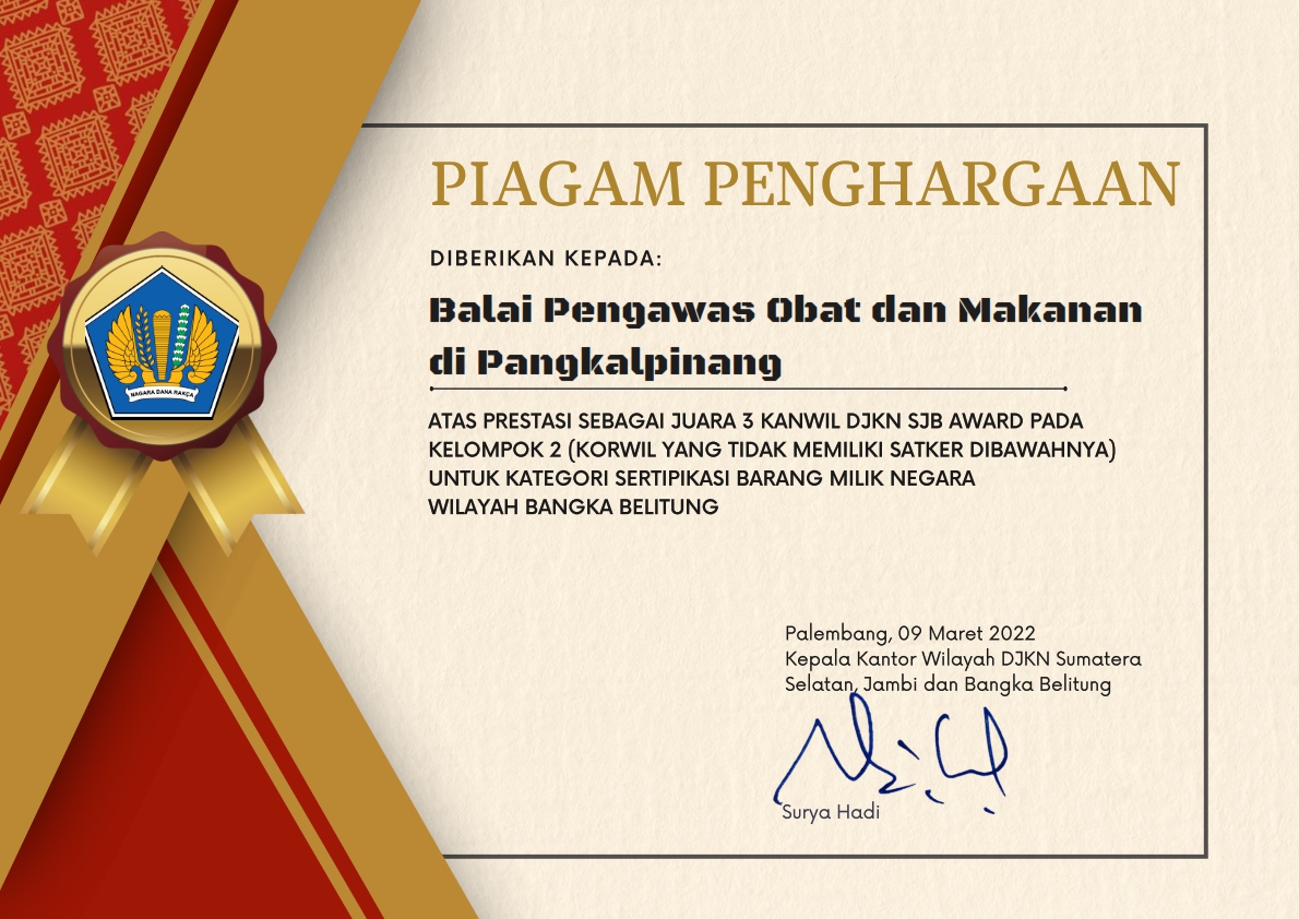 Juara 3 Kanwil DJKN SJB AWARD - 2022