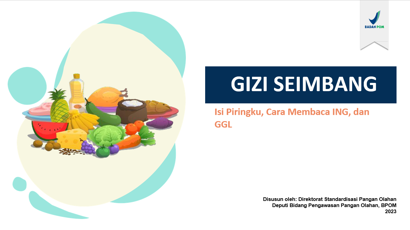 Gizi Seimbang Batasi Gula Garam dan Lemak