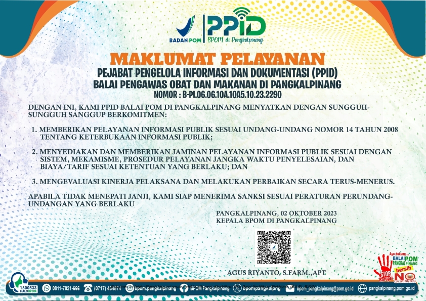 Maklumat Pelayanan - 2025